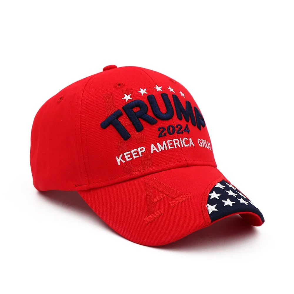 Embroidered Camo Trump 2024 Hat