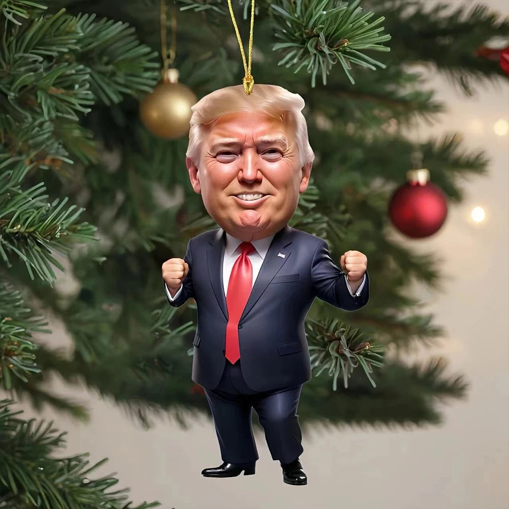 Trump Christmas Tree Ornament