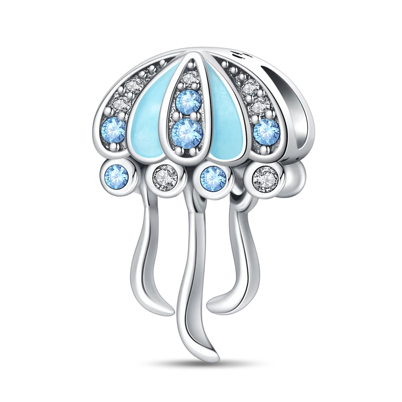 Luminous Ocean Series 925 Silver Turtle Charm