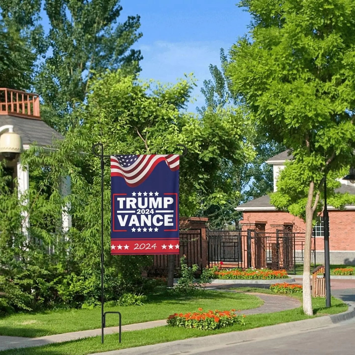 Garden Flag Trump Vance 2024  Flagpole sold separately