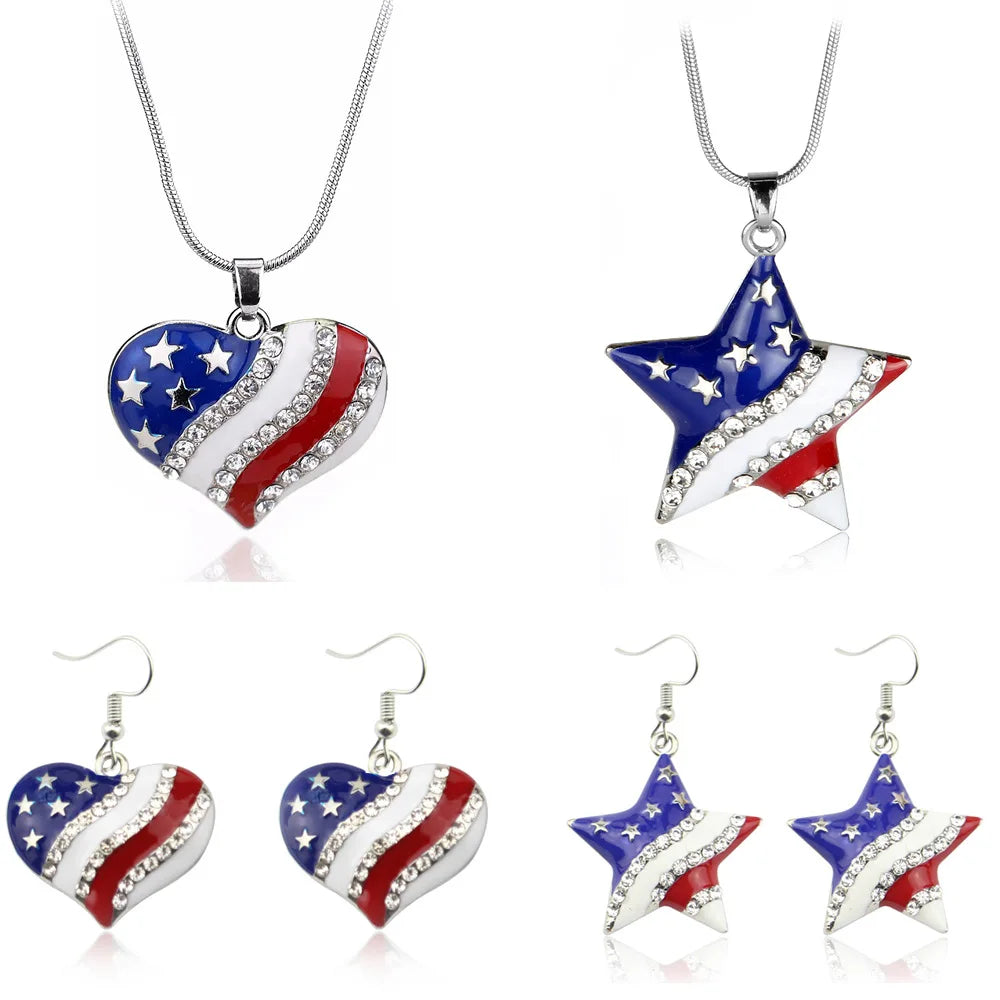 USA Necklace or Earrings