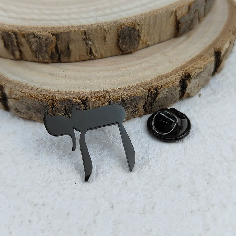 Chai Brooch Stainless Steel Life