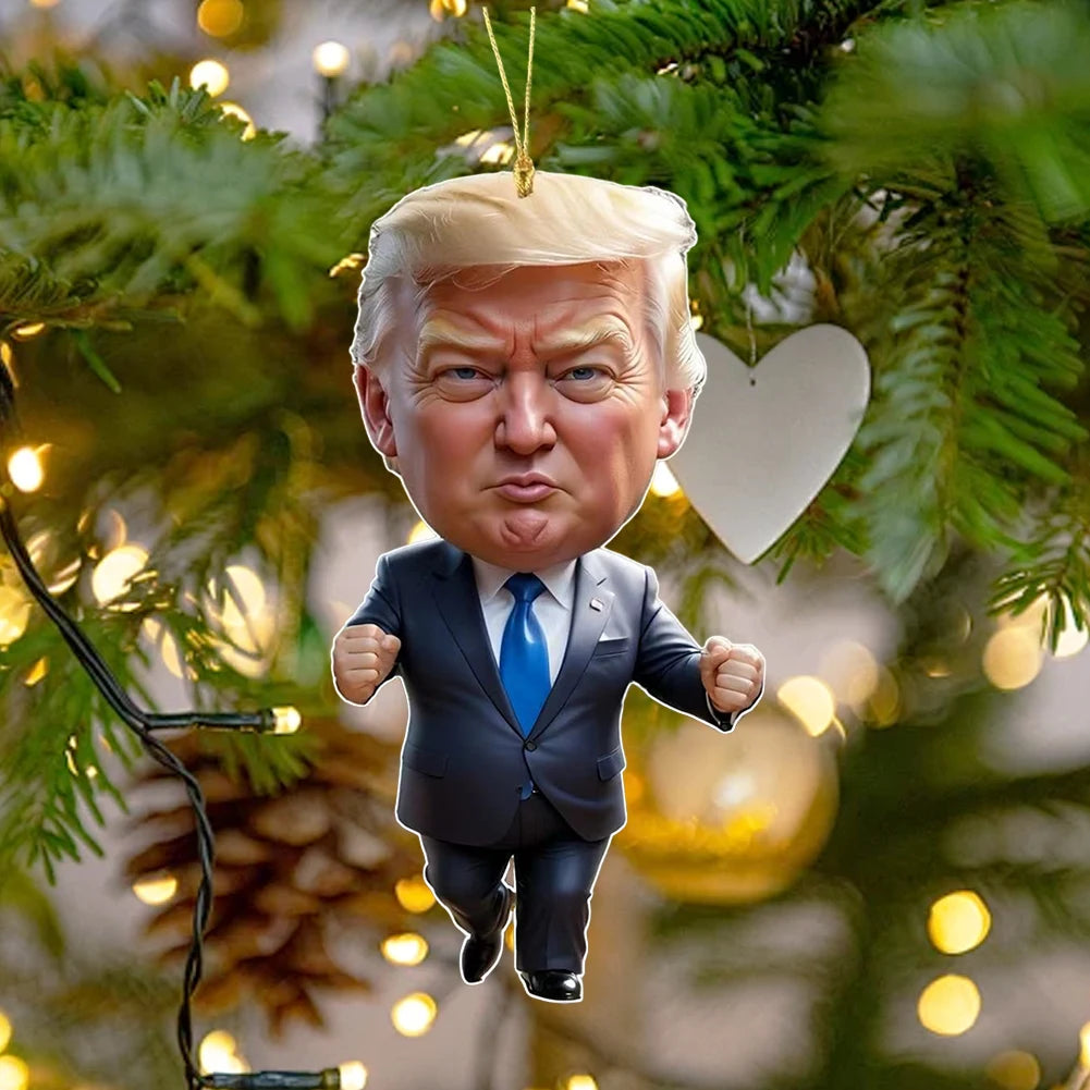 Trump Christmas Tree Ornament