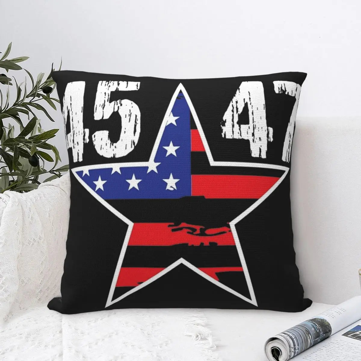 Decorative Pillow Cover 45 47 Trump  - Pillow sold separately