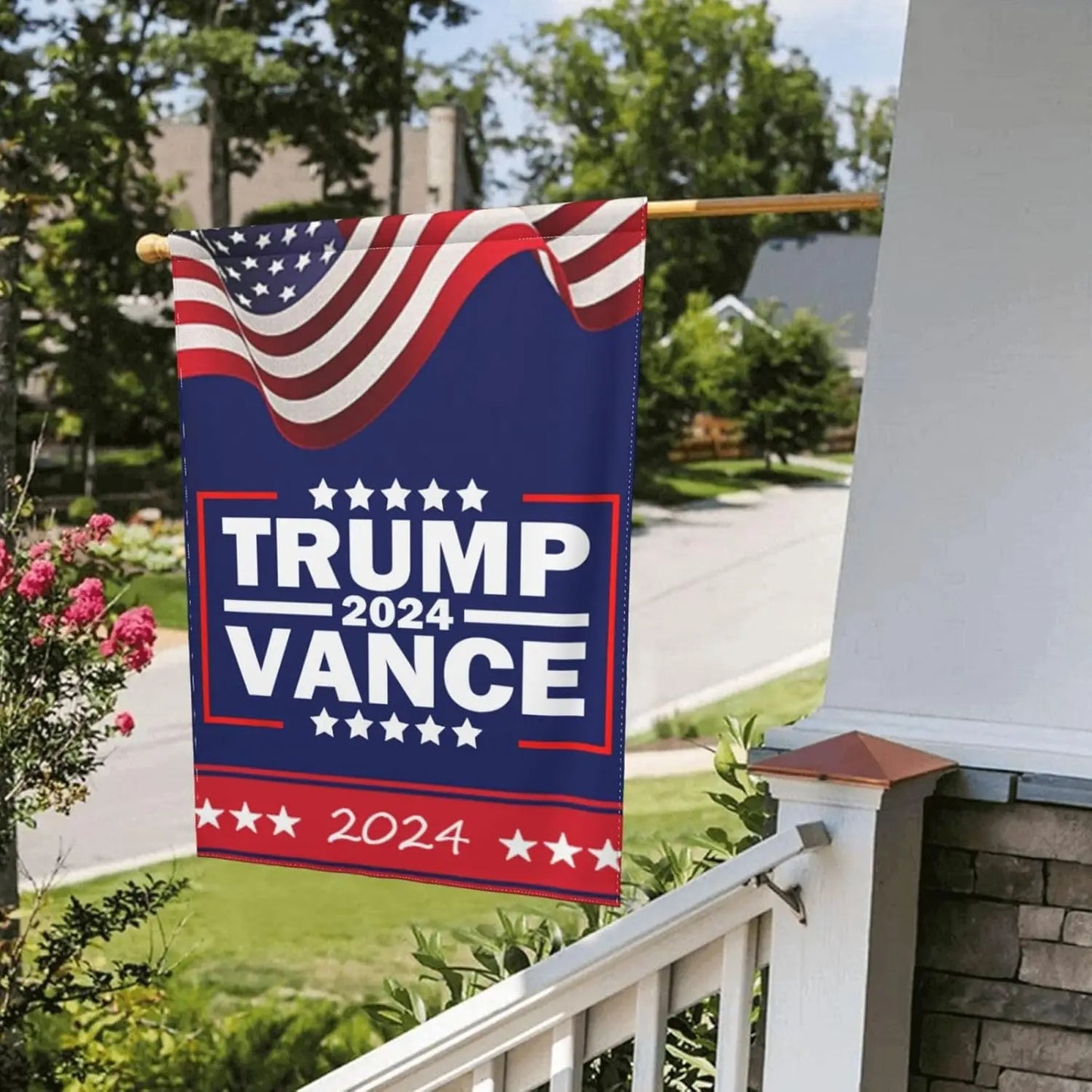 Garden Flag Trump Vance 2024  Flagpole sold separately