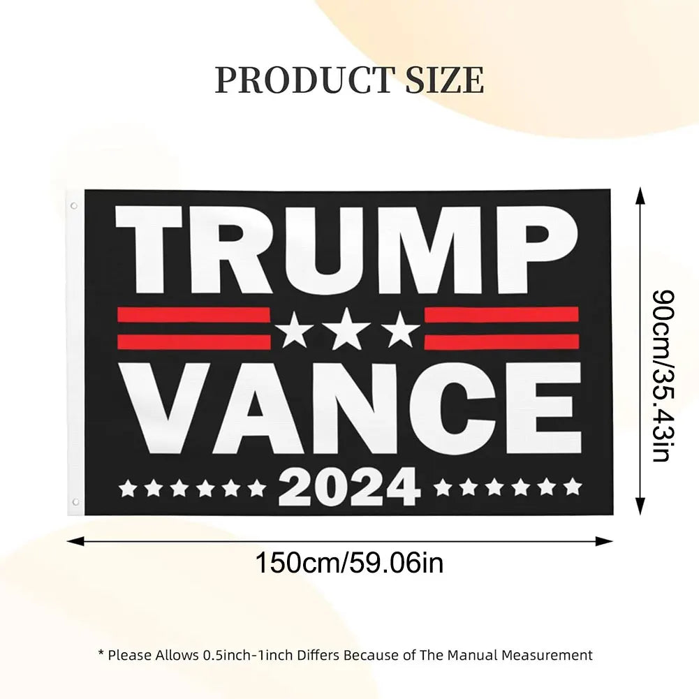 Choice of Trump/Trump-Vance 3x5 FT Flags/Banners - Flagpole Not Included