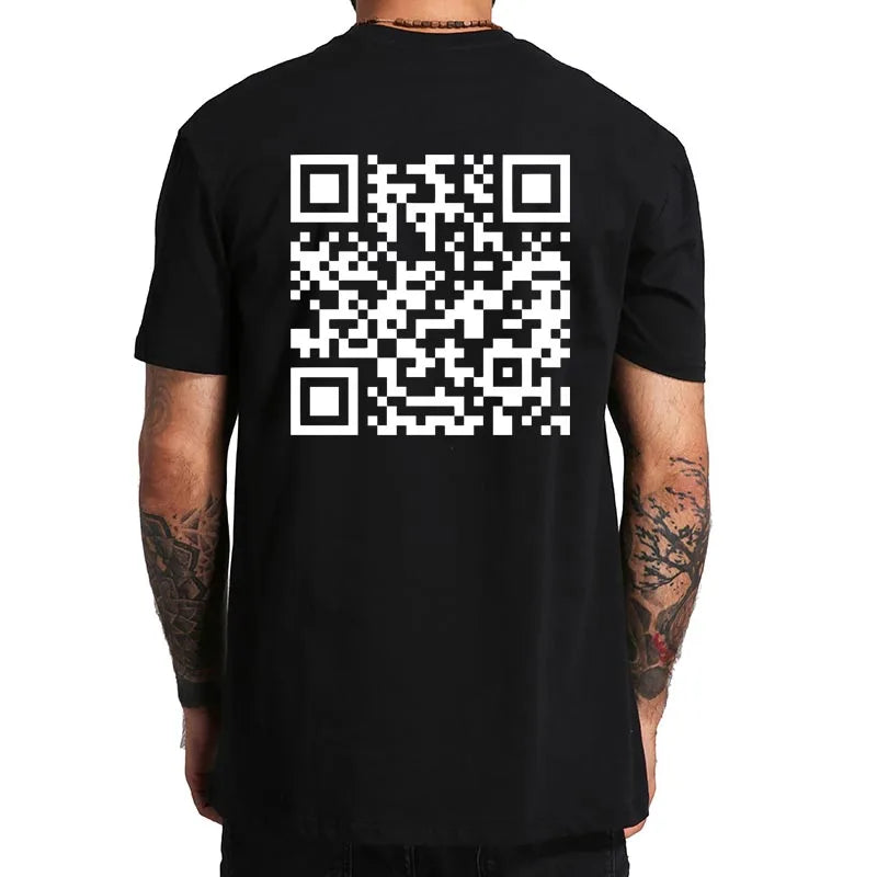 Trump is Dancing Tee - QR Code on Front