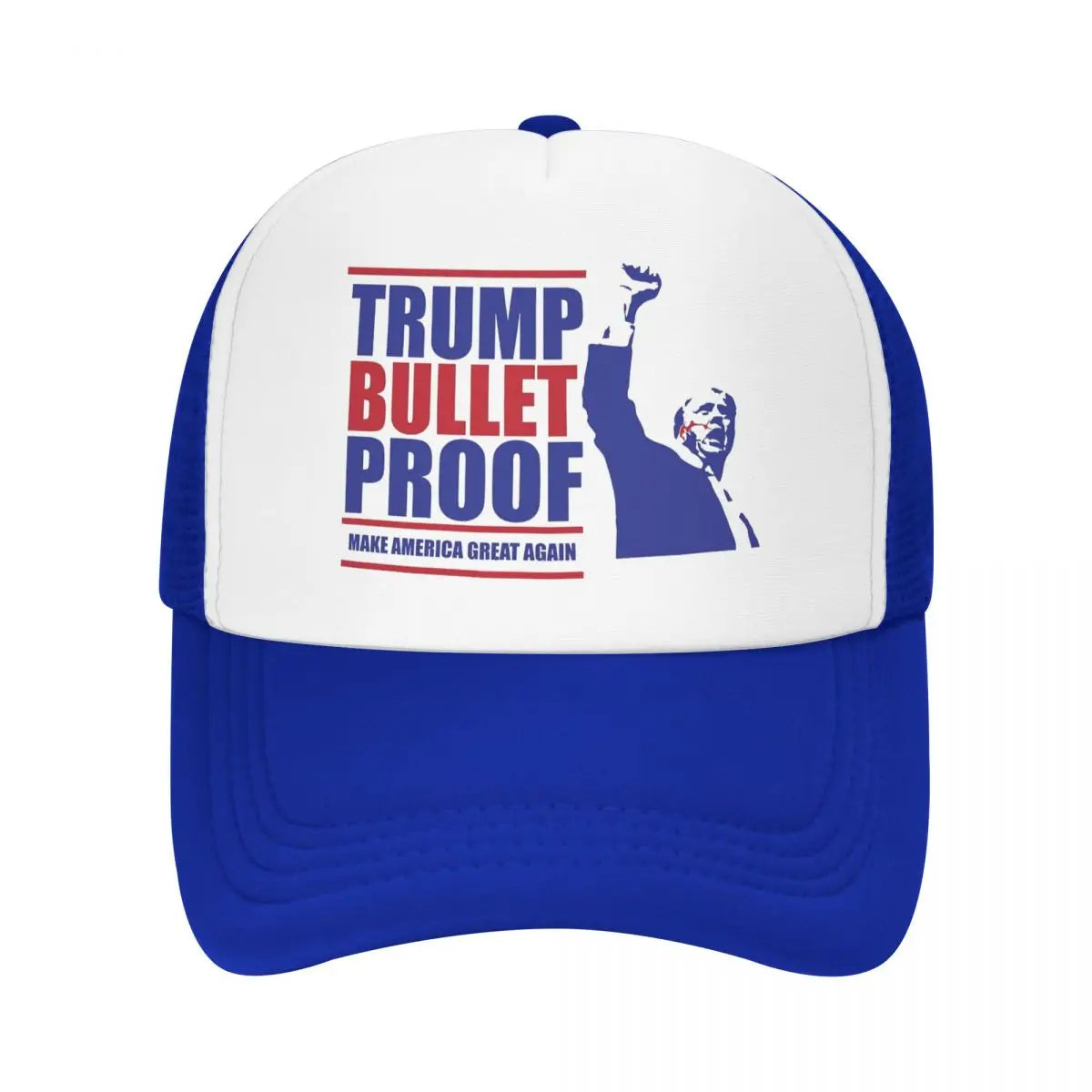 Trump Bullet Proof Trucker Hat Mesh Baseball Cap