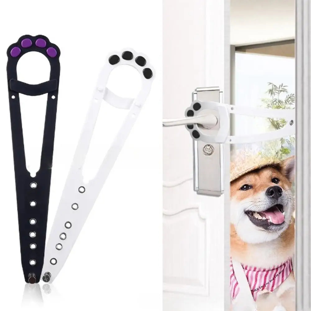 Adjustable Cat Door Latch - Lets Cat in Keeps Dog Out!