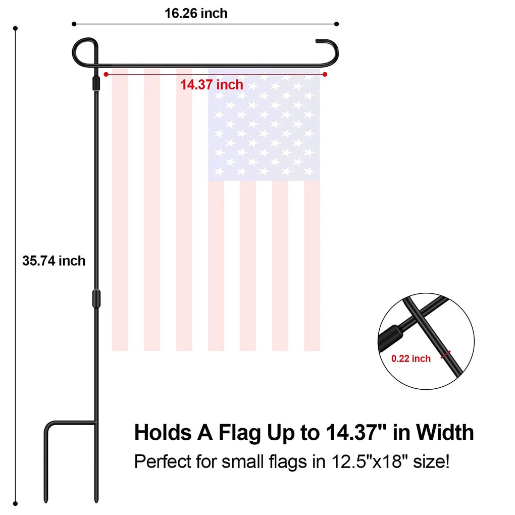 Iron Garden Flag Stand - Flags sold separately