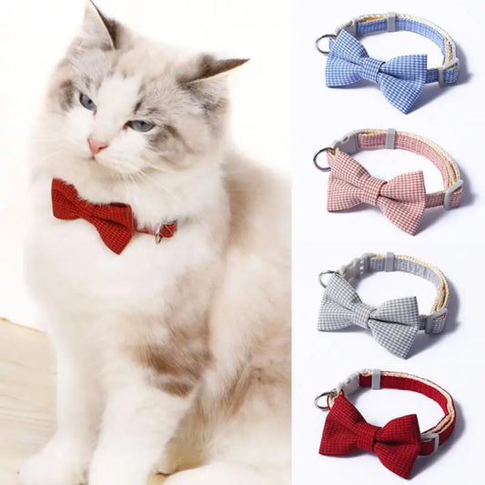 Bow Tie Adjustable Cat Collar