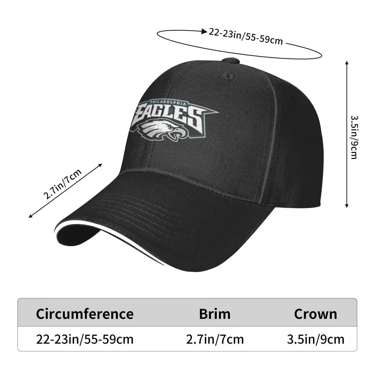 Eagles Baseball Caps Adjustable - Color choice!