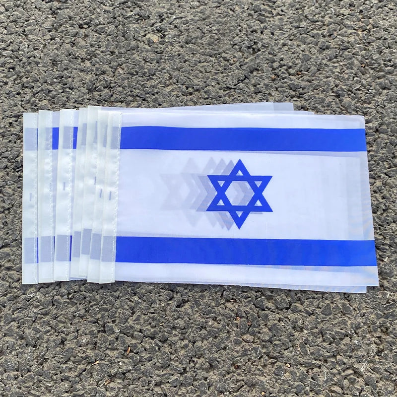 50pcs Israeli Flags