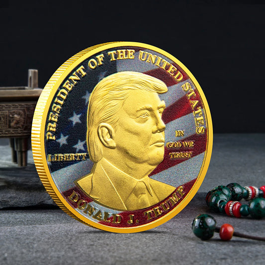 Commemorative Trump Coin - Silver or Gold Plated