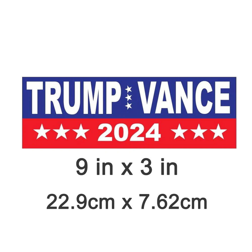 2 pack Trump Vance 2024 Bumper Stickers