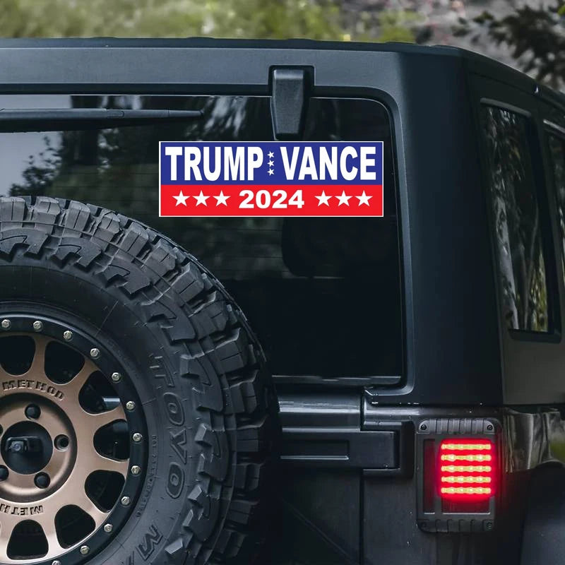 2 pack Trump Vance 2024 Bumper Stickers