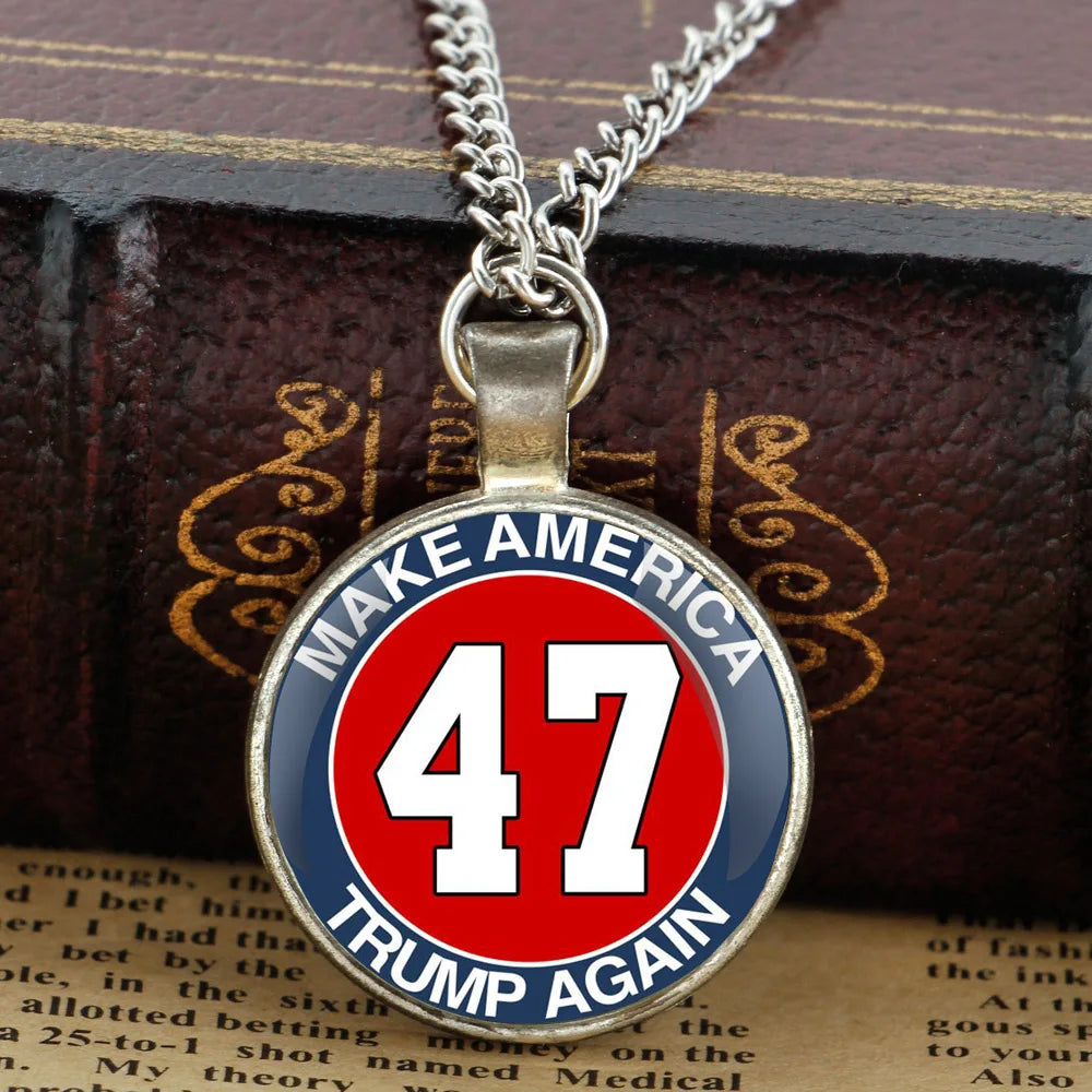 Donald Trump 47 Necklace