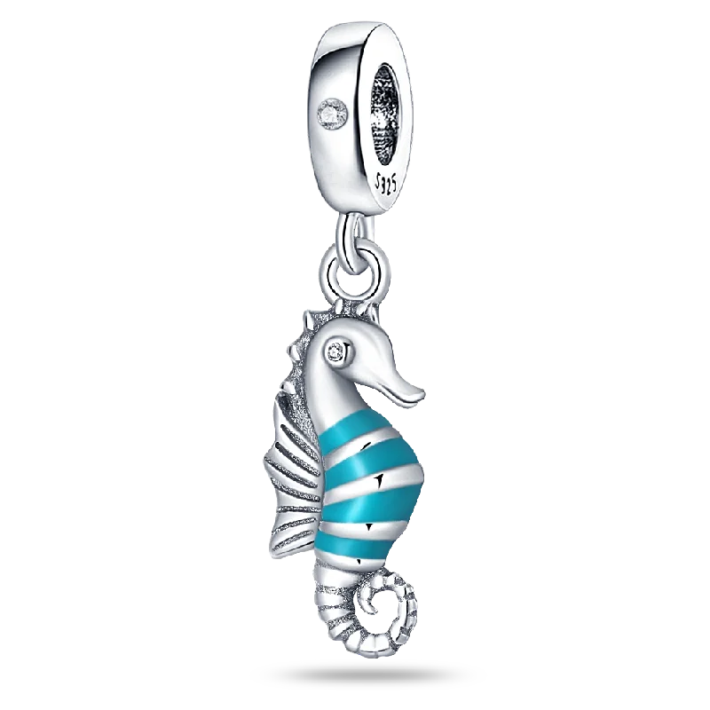 Luminous Ocean Series 925 Silver Turtle Charm