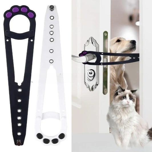 Adjustable Cat Door Latch - Lets Cat in Keeps Dog Out!