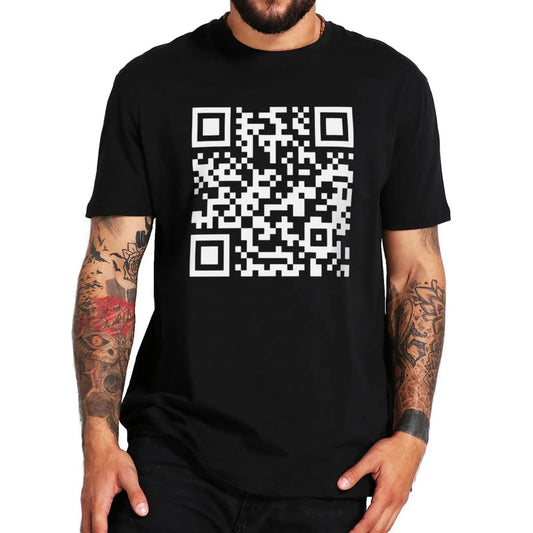 Trump is Dancing Tee - QR Code on Front