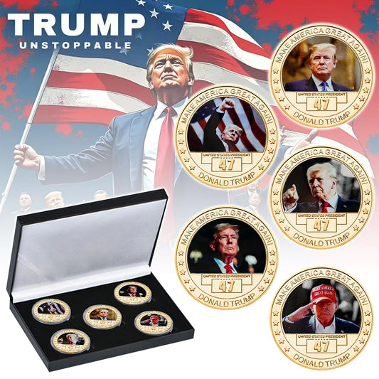 The 47 Presidents of The United States Donald Trump Commemorative Coin Set