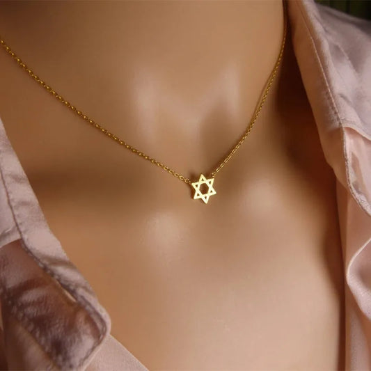 Retro Petite Star of David Pendant